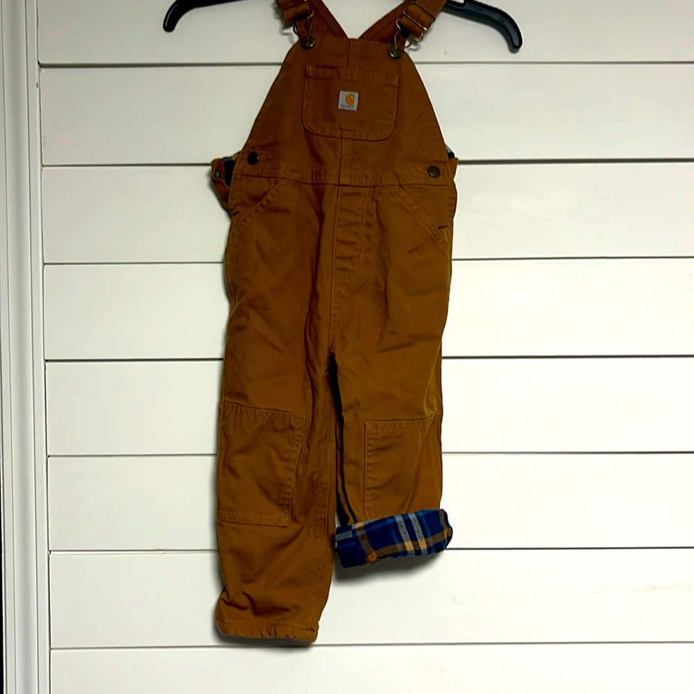 Carhartt Overalls Flannel-Lined 3T